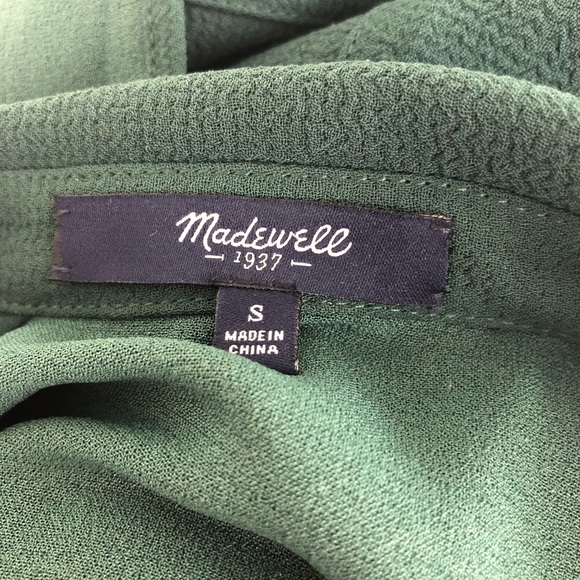 MADEWELL Green Moviehouse Shirtdress - Picture 5 of 5